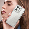 Etui do Motorola Edge 50 Pro, Fusion Hybrid, przezroczyste