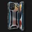 Etui R-JUST do iPhone 13 Pro, pancerne Hollow Armour, niebieskie