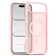 Etui Matt Case do iPhone 17 Air, do MagSafe, półprzezroczyste różowe