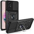 Etui pancerne do Xiaomi Redmi Note 12S 4G, CamShield Slide, czarne