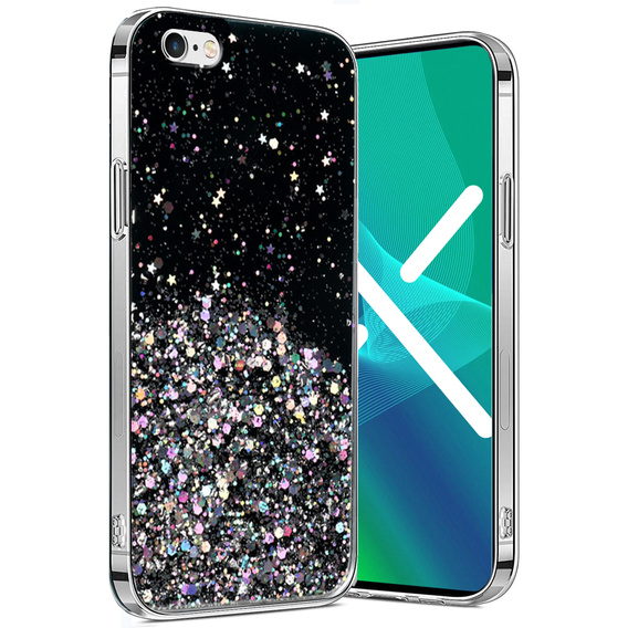 Etui do iPhone 6/6s 4.7, Glittery, czarne