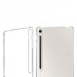 Zestaw Etui do Samsung Galaxy Tab S9, z miejscem na rysik, Silikonowe, Przezroczyste + Szkło