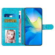 Etui z klapką do Oppo A38 4G / Oppo A18 4G, Wallet, BINFEN COLOR, niebieskie