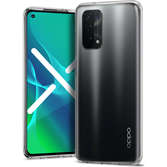 Etui cienkie do Oppo A54 5G / A74 5G / A93 5G, Slim, przezroczyste