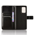Etui z klapką do Motorola Edge 50 Fusion 5G, Crazy Horse Wallet, czarne