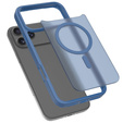 Etui Matt Case do iPhone 17 Pro, do MagSafe, półprzezroczyste niebieskie