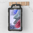 Etui dla dzieci do Samsung Galaxy Tab A7 Lite, pancerne z paskiem, Czarne