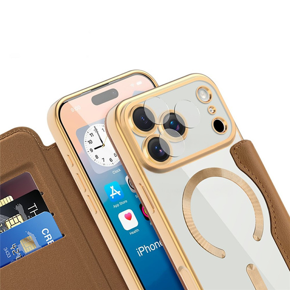 Etui z klapką RFID Wallet MagSafe z ochroną aparatu do iPhone 17 Pro Max