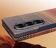 Etui do Samsung Galaxy Z Fold6 5G - magnetyczne Aramid Fiber, pomarańczowe