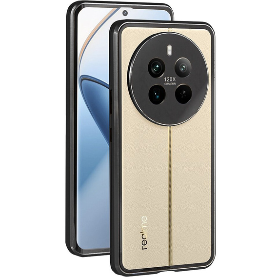 Etui do Realme 12 Pro 5G / Realme 12 Pro+ 5G, Magnetic Dual Glass, czarne