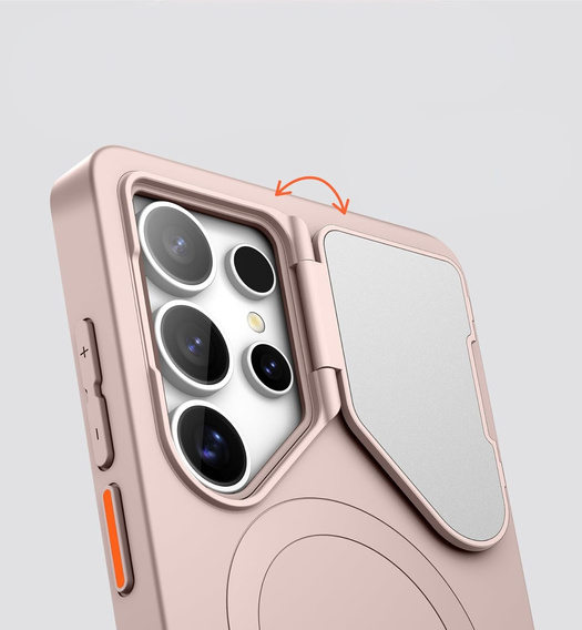 Etui do Samsung Galaxy S25 Ultra, Suritch Shockproof, do MagSafe, różowe