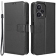 Etui z klapką do Poco F5 5G, Wallet Smart Magnet, czarne
