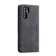 Etui CASEME do Huawei P30 Pro, Leather Wallet Case, czarne