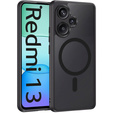 Etui do Xiaomi Redmi 13 4G, do MagSafe, ERBORD Matt Case, czarny + Szkło na ekran