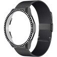 Pasek Bransoleta Milanese + Etui do Samsung Galaxy Watch 7 40mm, Czarna