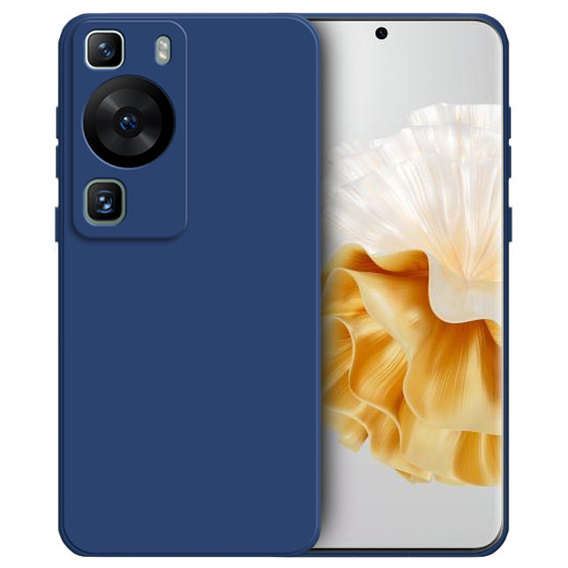 Etui do Huawei P60 / P60 Pro, Silicone Lite, granatowe