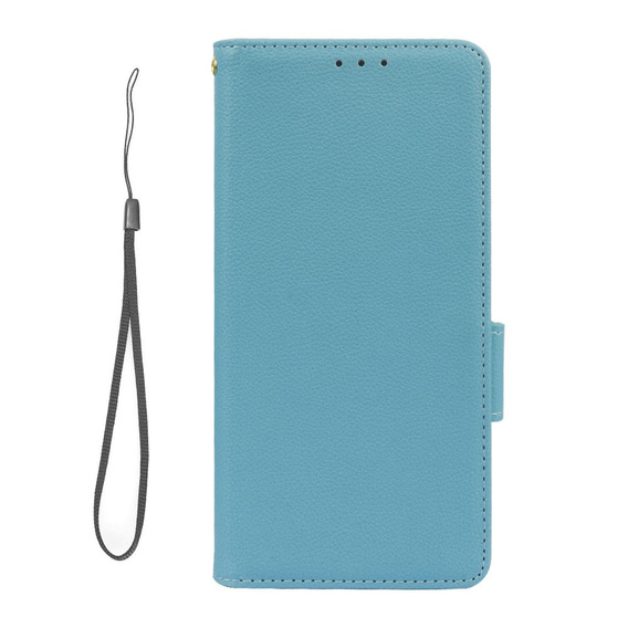 Etui z klapką do Xiaomi Redmi Note 12 5G / POCO X5 5G, Wallet Litchi Magnet, niebieskie