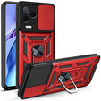 Etui pancerne do Infinix Note 12 2023, CamShield Slide, czerwone