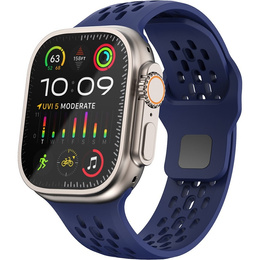 Pasek Silikonowy do Apple Watch 1/2/3/4/5/6/7/8/SE/ULTRA 42/44/45/49MM, Granatowy