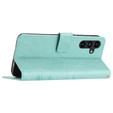 Etui z klapką do Samsung Galaxy S23 FE, Butterfly, zielone