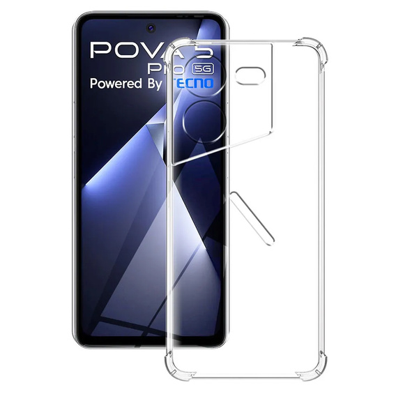 Etui do Tecno Pova 5 Pro, Dropproof, przezroczyste
