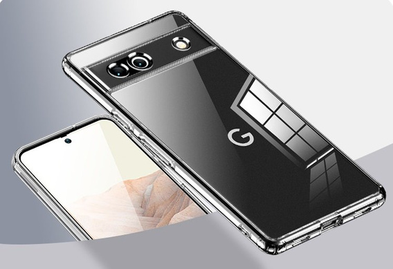 Etui do Google Pixel 7a, Fusion Hybrid, przezroczyste