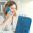 Etui z klapką do Samsung Galaxy A54 5G, Mandala, niebieskie