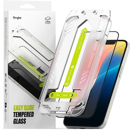 Szkło hartowane RINGKE Easy Slide do iPhone 13 / 13 Pro / 14 / 16E (2szt)