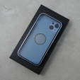 Etui do iPhone 13, Dual Glass, do Magsafe, niebieskie