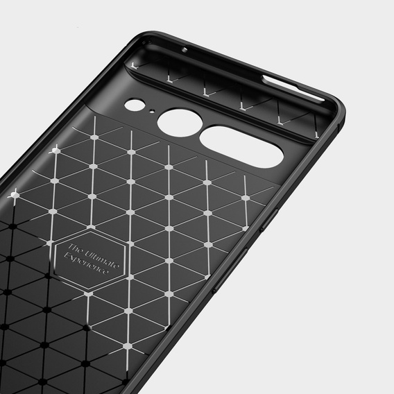 Etui do Google Pixel 7 Pro, Karbon, czarne