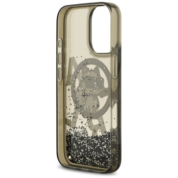 Etui Karl Lagerfeld Liquid Glitter Choupette MagSafe do iPhone 17