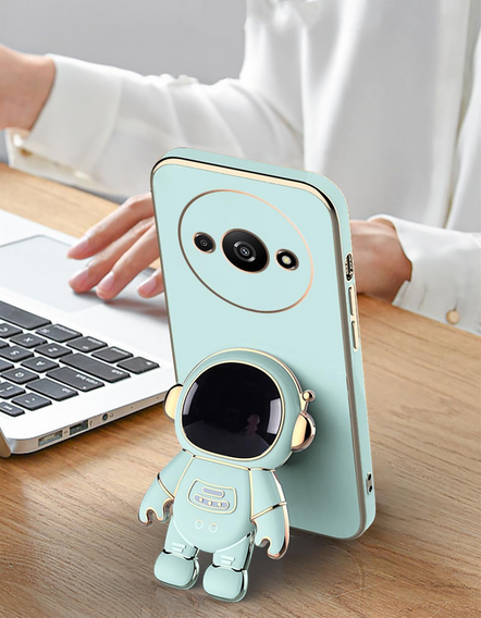 Etui do Xiaomi Redmi A3, Astronaut, zielone