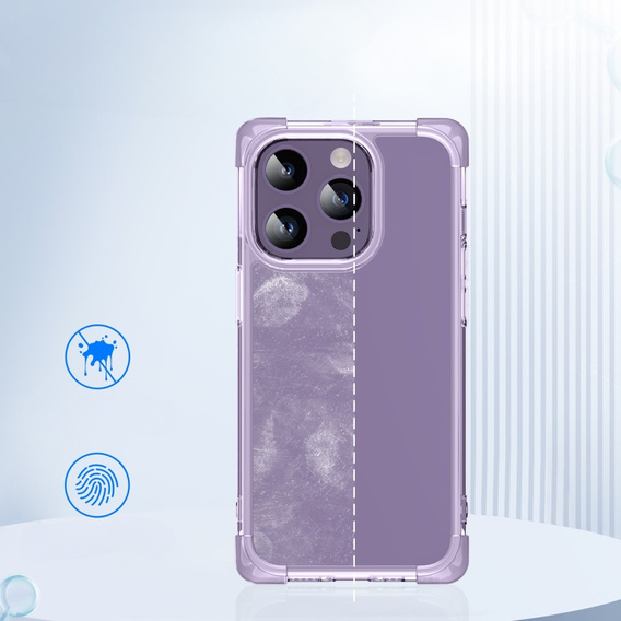 Etui do iPhone 13 Pro, ERBORD CornerShield, fioletowe