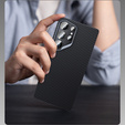 Etui BENKS Kevlar do Samsung Galaxy S25 Ultra, Carbon Fiber 600D 0045, do MagSafe, czarne