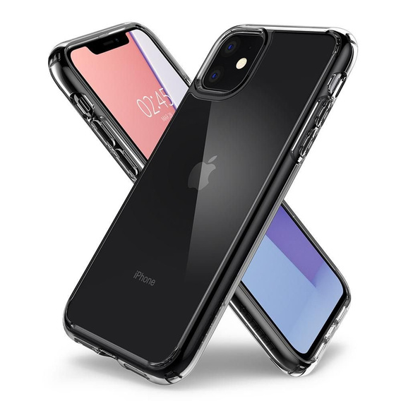 Etui Spigen do iPhone 11, Ultra Hybrid, Crystal Clear, przezroczyste