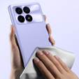 Etui skórzane do Xiaomi Poco F6 Pro, leather hybrid, fioletowe