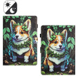 Etui do Samsung Galaxy Tab A9 X110 / X115, corgi dog