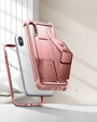 Etui pancerne do iPhone XS Max, Dexnor Full Body, różowe