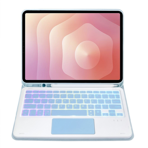 Etui z podświetlaną klawiaturą Bluetooth i touchpadem do Samsung Galaxy Tab S11