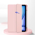 Etui do iPad Air 11" 2025/2024 (7/6 gen.), Smartcase Hybrid, z miejscem na rysik, różowe