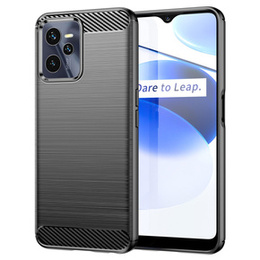 Etui do Realme C35, Karbon, czarne