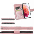 Etui z klapką do Motorola Edge 50 Neo / Motorola ThinkPhone 25, Butterfly, różowe rose gold