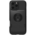 Etui Spigen do iPhone 16 Pro Slim Armor MagSafe, Czarne + Szkło Hartowane 9H