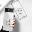 Etui GKK Corners Dropproof do Samsung Galaxy Z Flip 3 5G, Transparent