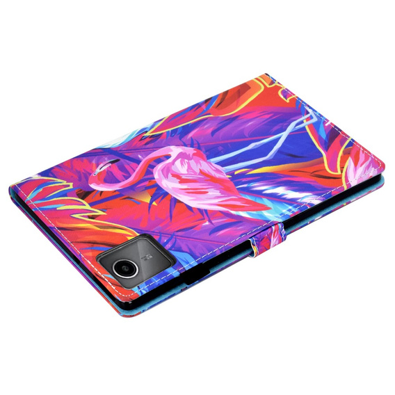 Etui do Lenovo Tab M11, z klapką, flamingo