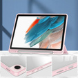 Etui do Samsung Galaxy Tab A9+, Smartcase Hybrid, z miejscem na rysik, różowe