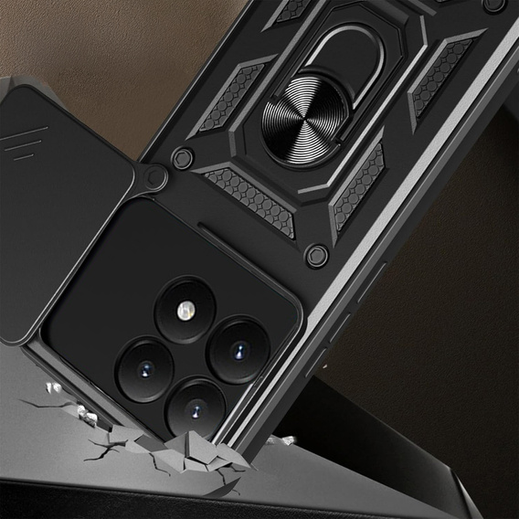 Etui pancerne CamShield Slide z osłoną aparatu i ringiem do Xiaomi 15T