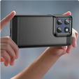 Etui do Motorola Edge 60 / 60 Fusion, Carbon, czarne