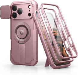 Etui Dexnor pancerne z podstawką i przesłoną aparatu, do MagSafe do iPhone 17 Pro Max