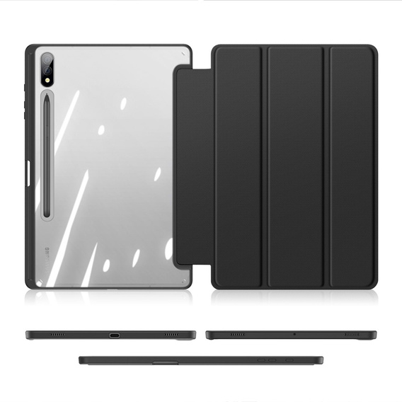 Etui do Samsung Galaxy Tab S9+, Dux Ducis TOBY, czarne